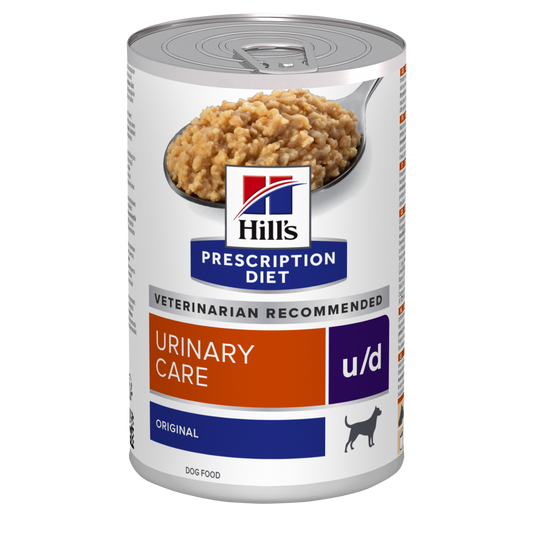 Hill's u/d Urinary Care 370 Grammi Cibo Umido per Cani Adulti con Problemi Urinari - 12 lattine