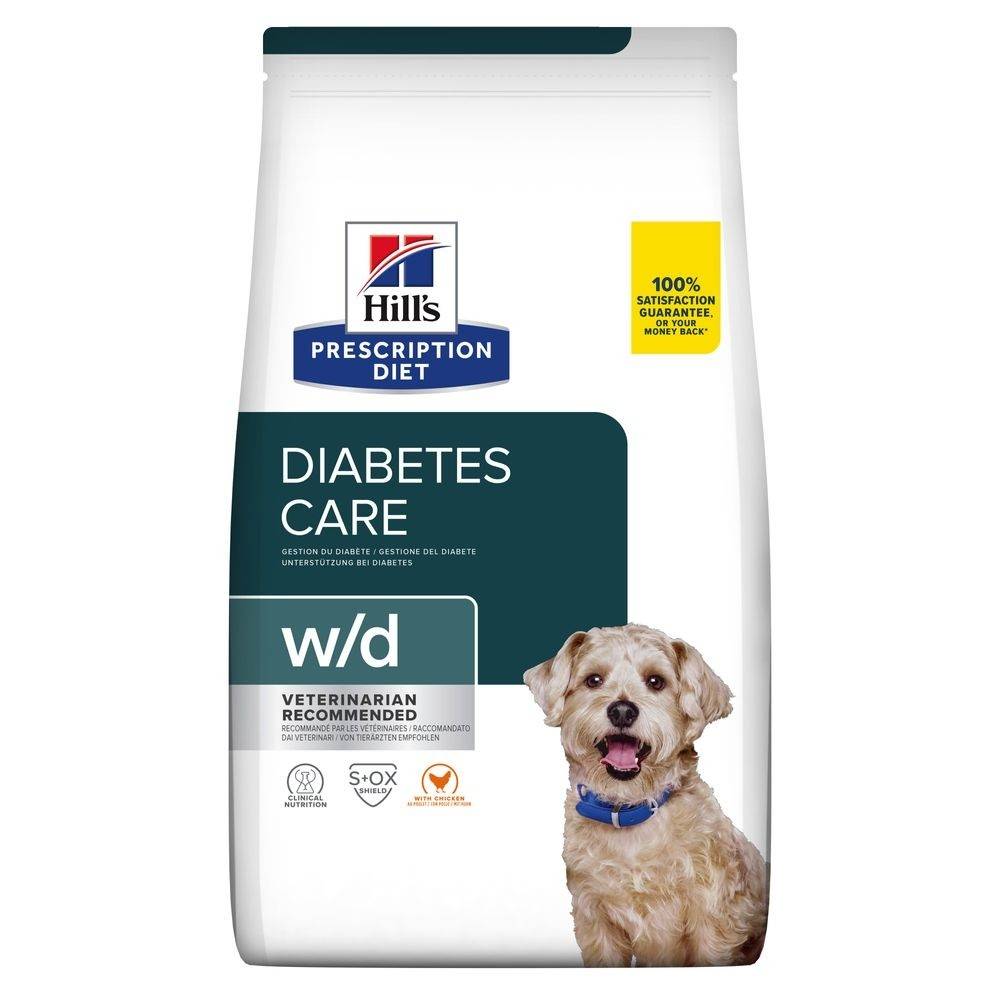 Hill's w/d Diabetes Care Cibo Secco per Cani Adulti con Problemi di Diabete