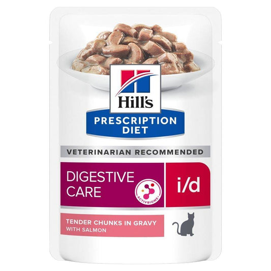 Hill's i/d Digestive Care 85 Grammi Cibo Umido per Gatti Adulti - 12 bustine