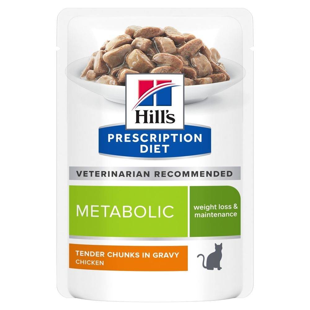 Hill's Metabolic 85 Grammi Cibo Umido per Gatti Adulti - 12 lattine