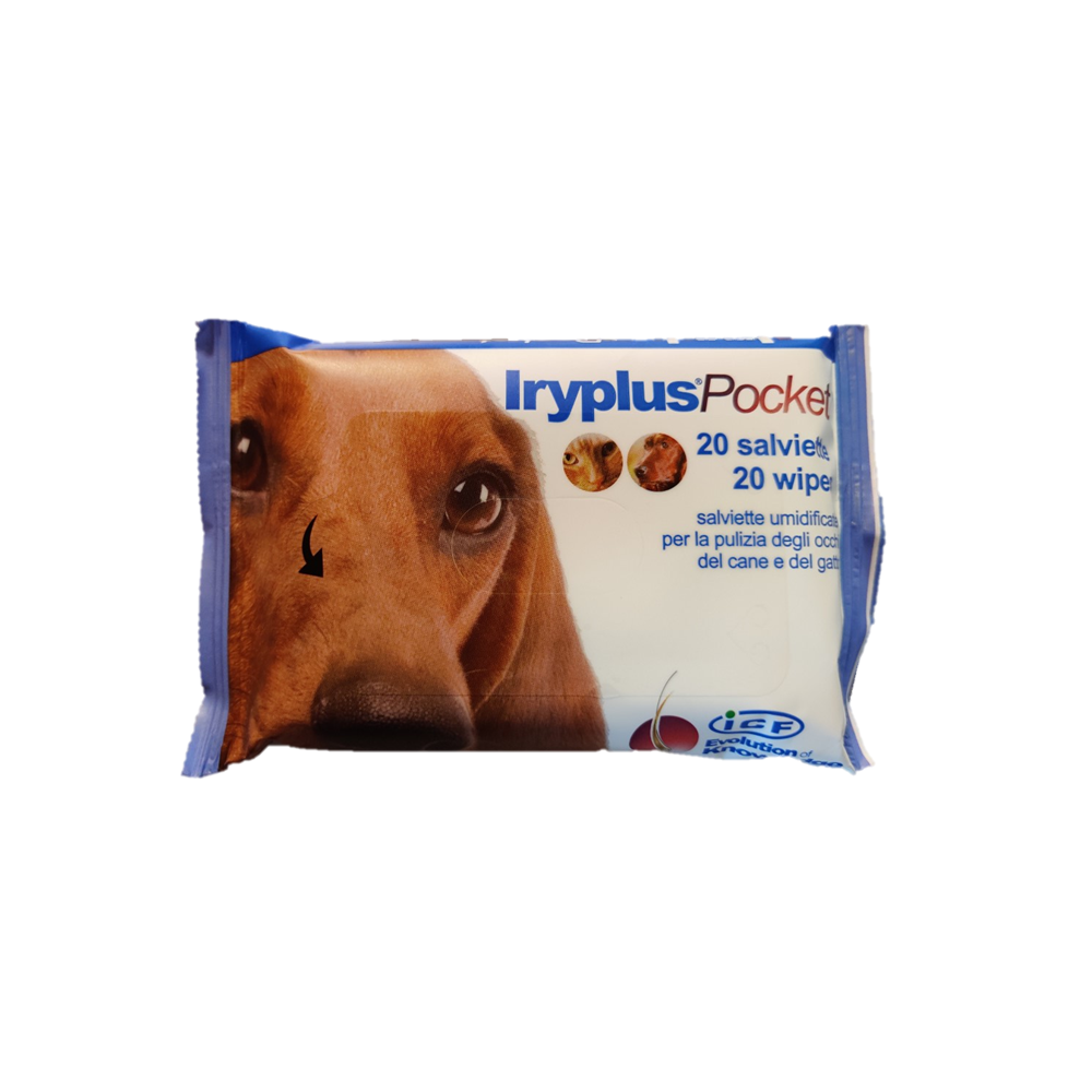 ICF Iryplus Pocket 20 Salviette Per Cani e Gatti