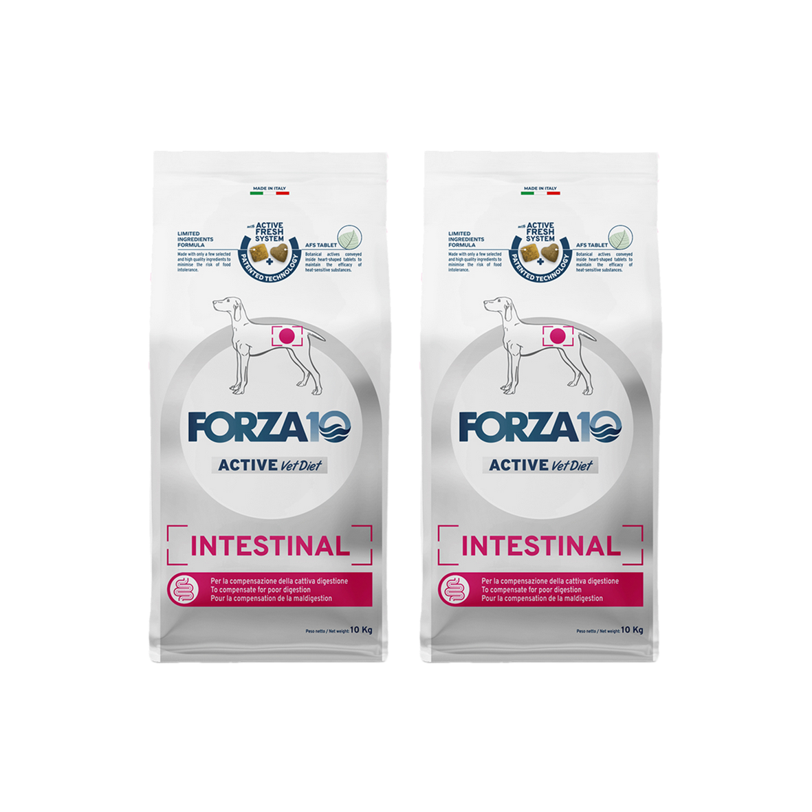 Forza 10 Intestinal Active Cibo Secco per Cani Adulti con Problemi Intestinali