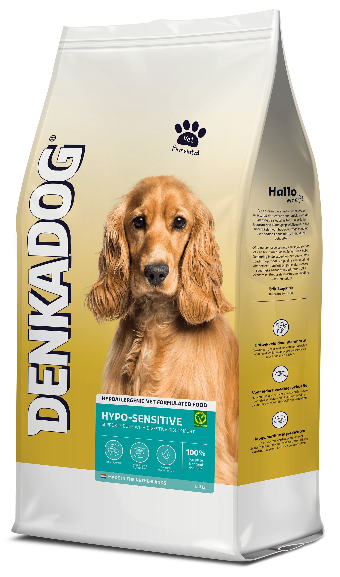 Denkadog Hypo Sensitive Cibo Secco Vegetale Per Cani Adulti