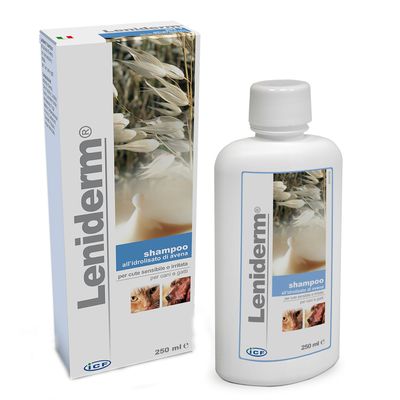 ICF Leniderm Shampoo 250 ml Igiene Per Cani e Gatti