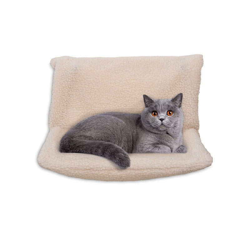 LeoPet Relax Cuccia Per Calorifero Per Gatti 46x30x25h in Peluche Beige