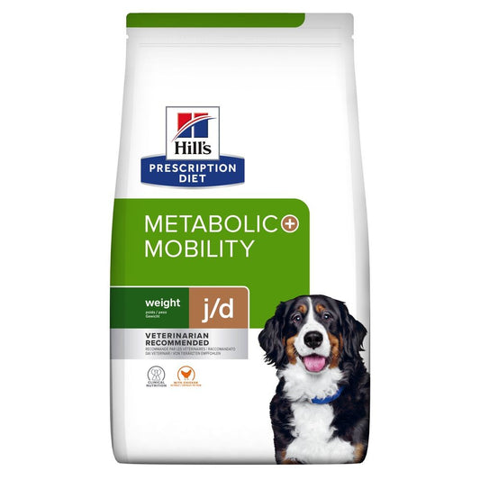 Hill's j/d Metabolic Mobility Cibo Secco per Cani Adulti per Riduzione e Controllo del Peso