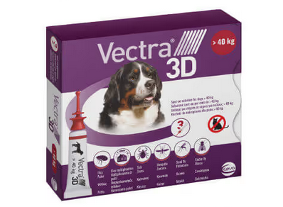 Vectra 3D Antiparassitario Completo Per Cani - 3 Fialette