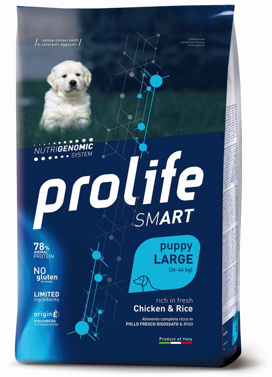 Prolife Smart Puppy Pollo e Riso Large Per Cuccioli Taglia Grande