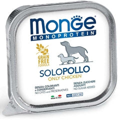 Monge Monoproteico Patè Solo - Vaschette 150 Grammi Per Cani Adulti - 6 Confezioni