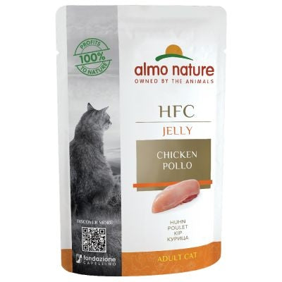 Almo Nature HFC Jelly 55 Grammi Cibo Umido Per Gatti Adulti - 12 Bustine