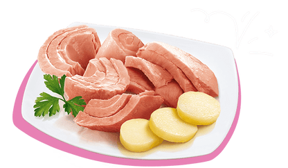 Petreet Multipack Tonno Rosa Con Patate Per Gatti Adult 6 Lattine x 70 Grammi