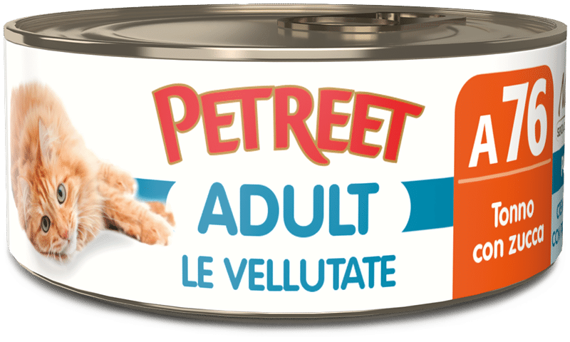 Petreet Adult Le Vellutate Per Gatti Adulti - 24 Lattine x 70 Grammi