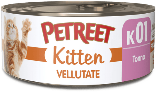 Petreet Kitten Le Vellutate Per Gattini - 24 Lattine x 60 Grammi