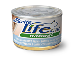 Life Cat Natural Le Ricette 150 Grammi Cibo Umido per Gatti Adulti - 6 lattine