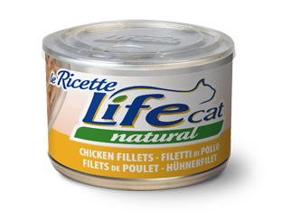 Life Cat Natural Le Ricette 150 Grammi Cibo Umido per Gatti Adulti - 6 lattine