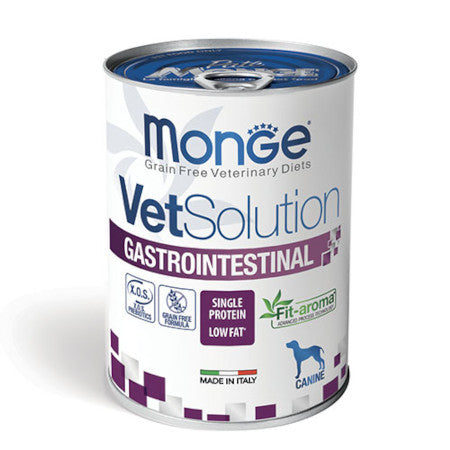 Monge Vetsolution Gastrointestinal 400 Grammi 6 Lattine Per Cani Adulti con Problemi Intestinali