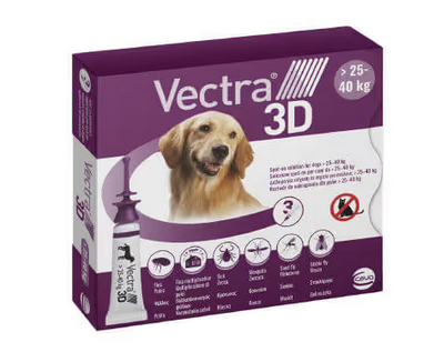 Vectra 3D Antiparassitario Completo Per Cani - 3 Fialette