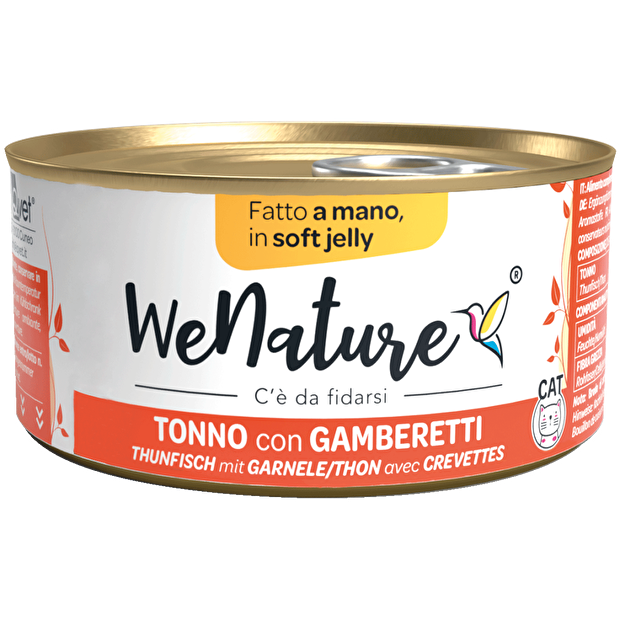 We Nature Soft Jelly 85 Grammi Cibo Umido per Gatti Adulti - 6 lattine