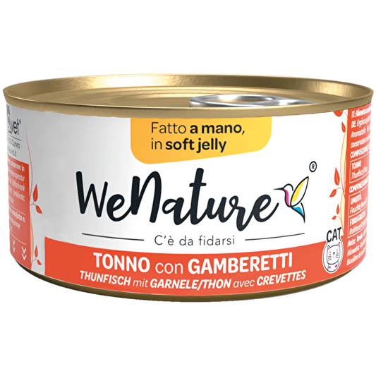 We Nature Soft Jelly 85 Grammi Cibo Umido per Gatti Adulti - 6 lattine