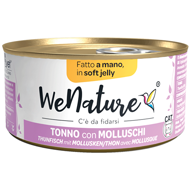 We Nature Soft Jelly 85 Grammi Cibo Umido per Gatti Adulti - 6 lattine