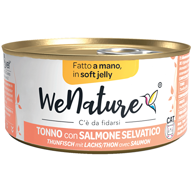 We Nature Soft Jelly 85 Grammi Cibo Umido per Gatti Adulti - 6 lattine