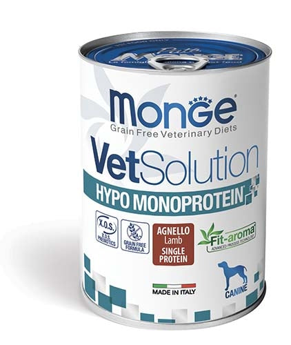 Monge Vetsolution Hypo monoproteico 400 Grammi 6 Lattine Per Cani Adulti