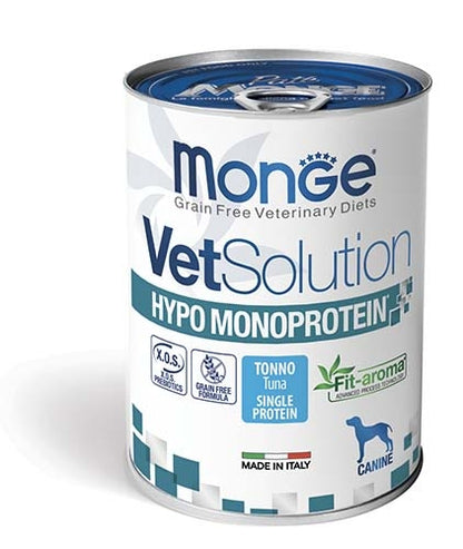 Monge Vetsolution Hypo monoproteico 400 Grammi 6 Lattine Per Cani Adulti