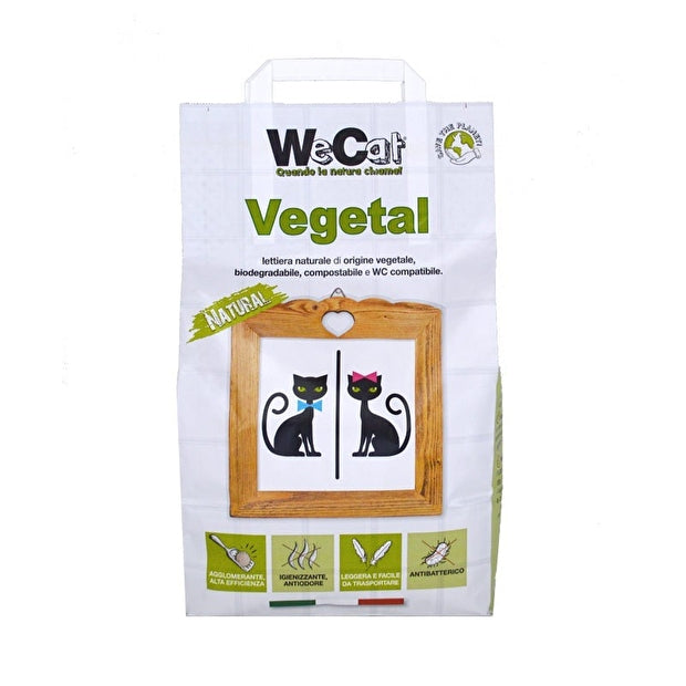 We Cat Vegetal Lettiera Naturale per Gatti e Gattini