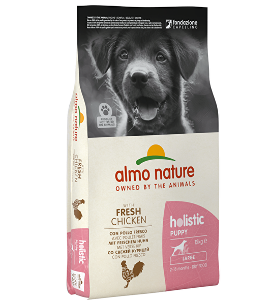 Almo Nature Puppy Holistic 12 kg Crocchette Con Pollo Per Cuccioli