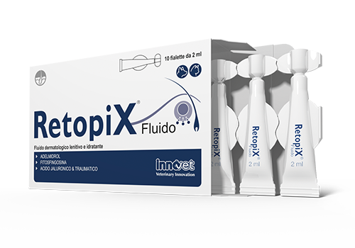 Innovet Retopix Fluido Dermatologico 10 Fialette Da 2 ml Per Cani e Gatti