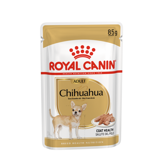 Royal Canin Chihuahua 85 Grammi Cibo Umido per Cane Adulto - 12 bustine