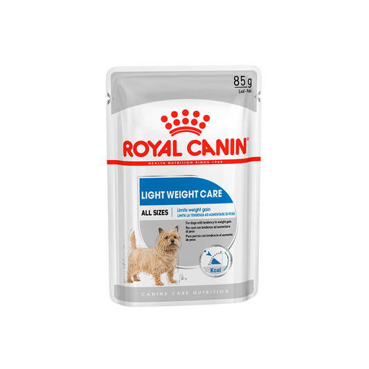 Royal Canin Light Weight Care 85 Grammi Cibo Umido per Cani Adulti di Tutte le Taglie - 12 bustine