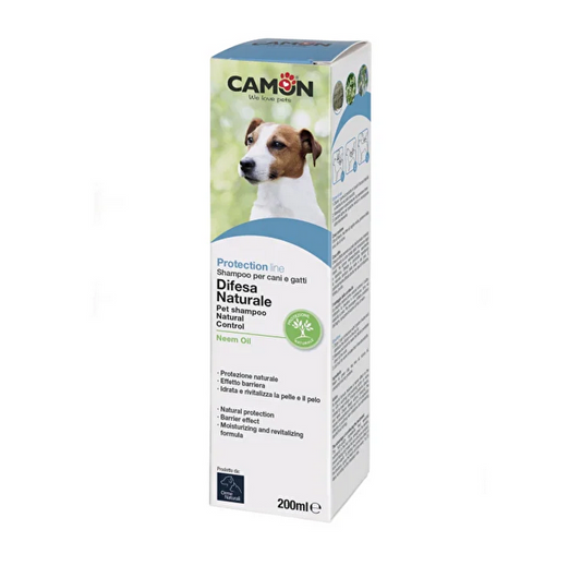 Camon Shampoo 200 ml All' Olio Di Neem Per Cani e Cuccioli