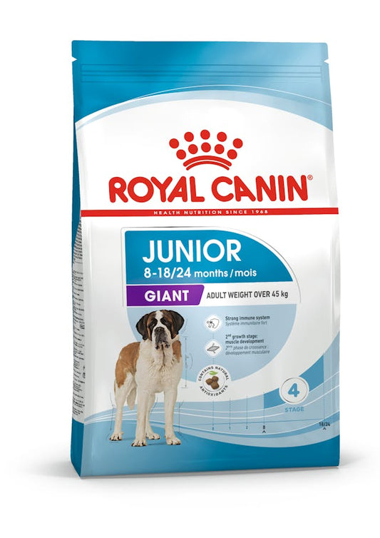 Royal Canin Junior Giant 15 Kg Cibo Secco per Cani Cuccioli di Taglia Gigante