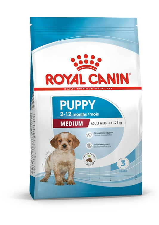 Royal Canin Puppy Medium Cibo Secco per Cani Cuccioli di Taglia Media