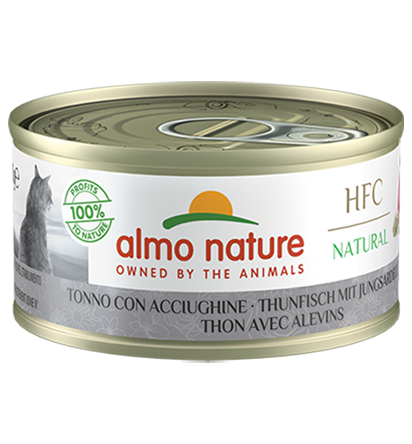 Almo Natural HFC Natural Cibo Umido Per Gatti Adulti - 6 Lattine x 70 Grammi