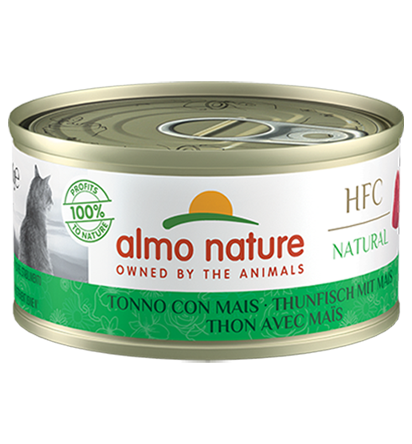 Almo Natural HFC Natural Cibo Umido Per Gatti Adulti - 6 Lattine x 70 Grammi