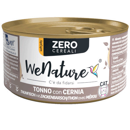 We Nature Soft Jelly 85 Grammi Cibo Umido per Gatti Adulti - 6 lattine