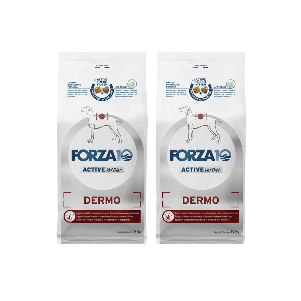 Forza 10 Dermo Active Cibo Secco per Cani Adulti per Dermatosi